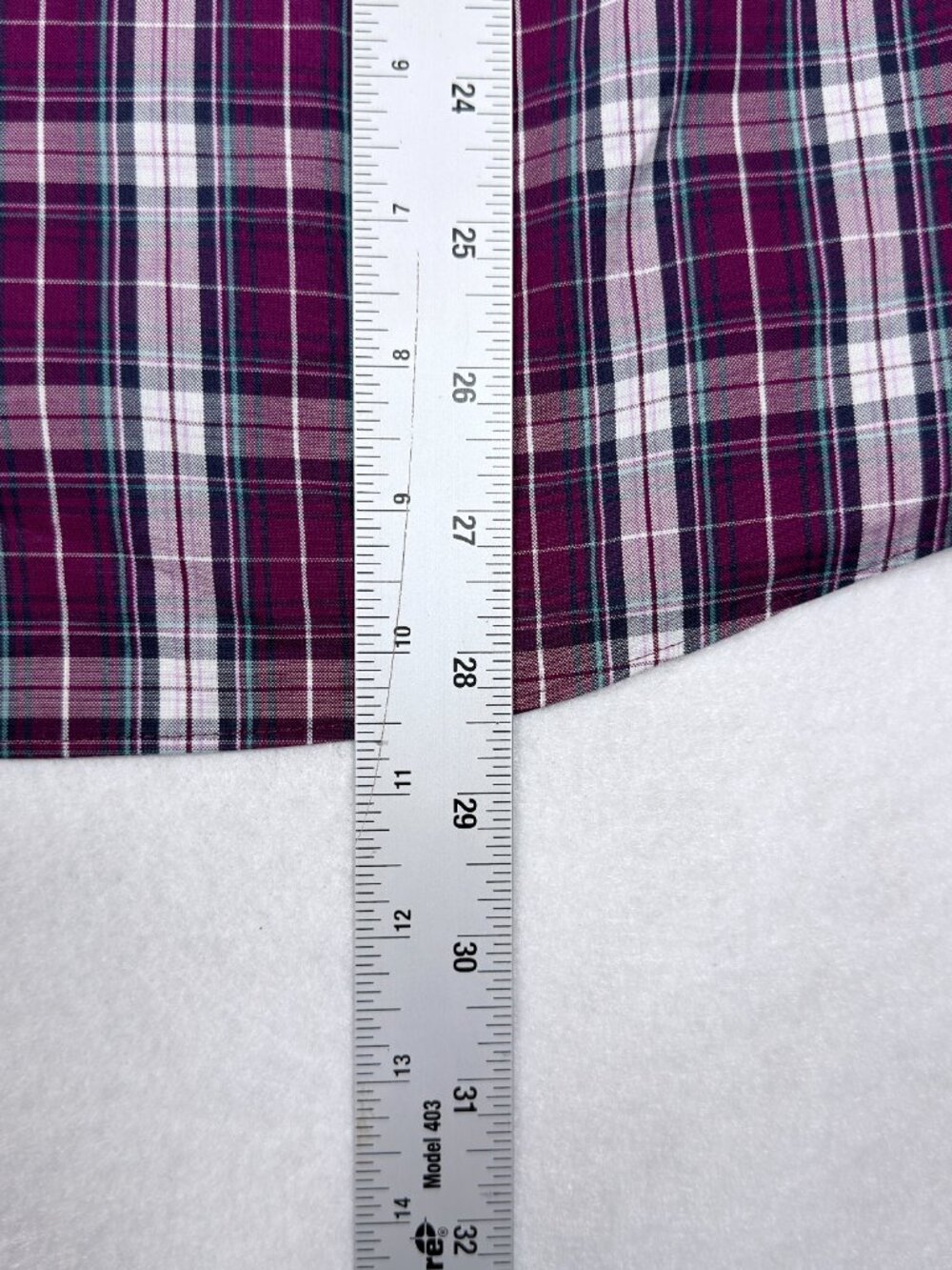 Lands' End No Iron Pinpoint Oxford Women's button up Size: 20W - Picture 9 of 12